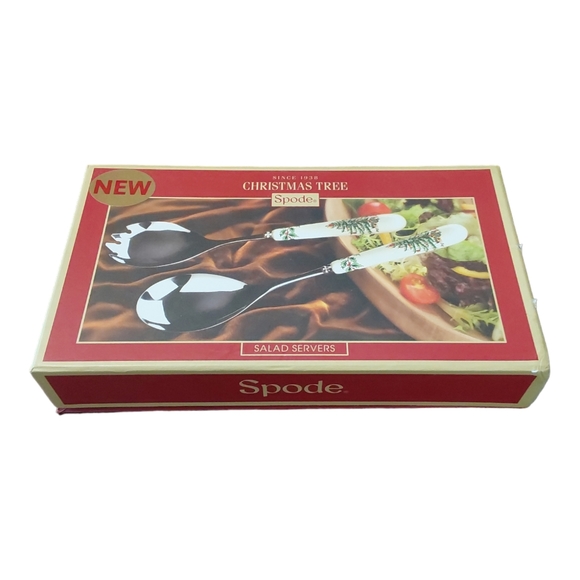 Spode Holiday Christmas Tree Spode Salad Servers New Poshmark